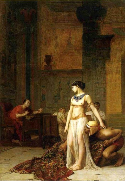 Jean-Leon Gerome Caesar and Cleopatra